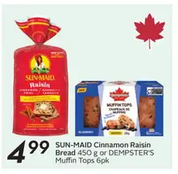 Sobeys SUN-MAID Cinnamon Raisin Bread offer