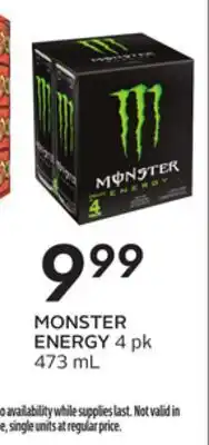 Sobeys MONSTER ENERGY offer