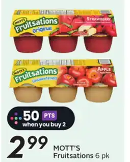 Sobeys MOTT'S Fruitsations offer