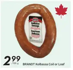 Sobeys BRANDT Kolbassa Coil or Loaf offer