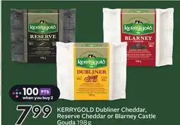 Sobeys KERRYGOLD Dubliner Cheddar, Reserve Cheddar or Blarney Castle Gouda offer