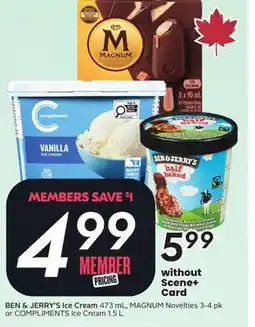 Sobeys BEN & JERRY'S Ice Cream offer