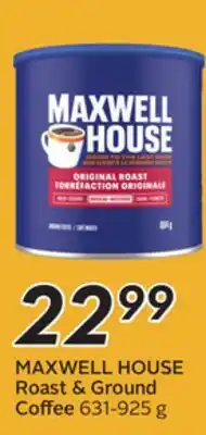 Sobeys MAXWELL HOUSE Roast & Ground Coffee offer