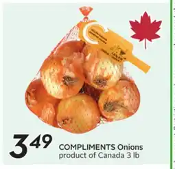Sobeys COMPLIMENTS Onions offer