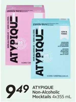 Sobeys ATYPIQUE Non-Alcoholic Mocktails offer