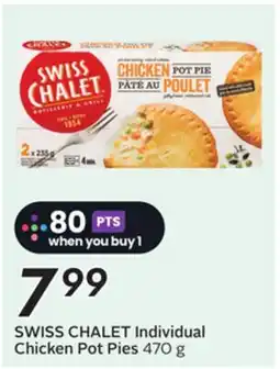 Sobeys SWISS CHALET Individual Chicken Pot Pies offer