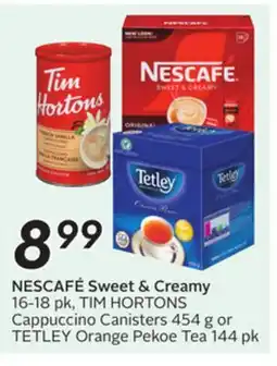Sobeys NESCAFÉ Sweet & Creamy offer