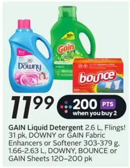 Sobeys GAIN Liquid Detergent offer