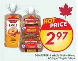 Sobeys DEMPSTER'S Whole Grains Bread offer