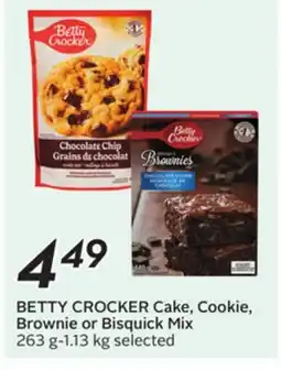 Sobeys BETTY CROCKER Cake, Cookie, Brownie or Bisquick Mix offer