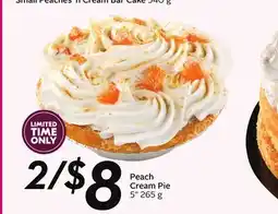 Sobeys Peach Cream Pie offer