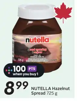 Sobeys NUTELLA Hazelnut Spread offer