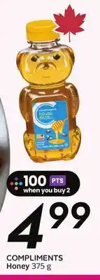 Sobeys COMPLIMENTS Honey offer