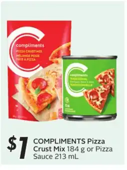 Sobeys COMPLIMENTS Pizza Crust Mix offer
