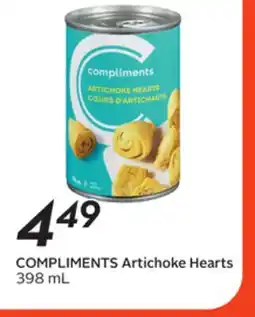 Sobeys COMPLIMENTS Artichoke Hearts offer