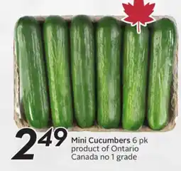 Sobeys Mini Cucumbers offer