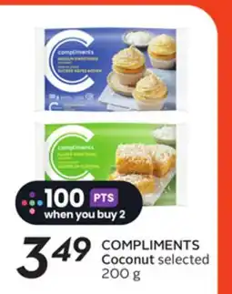Sobeys COMPLIMENTS Coconut offer