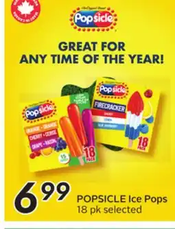Sobeys POPSICLE Ice Pops offer