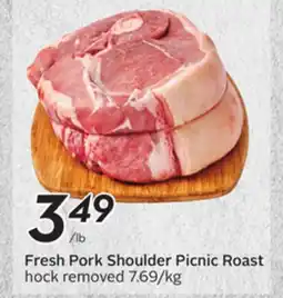 Sobeys Fresh Pork Shoulder Picnic Roast hock removed offer
