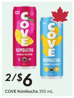 Sobeys COVE Kombucha offer