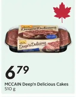 Sobeys MCCAIN Deep'n Delicious Cakes offer