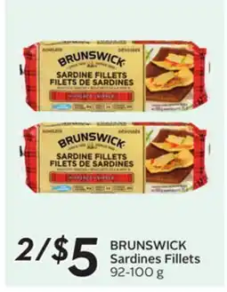 Sobeys BRUNSWICK Sardines Fillets offer