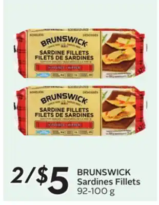 Sobeys BRUNSWICK Sardines Fillets offer