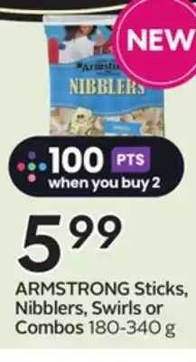 Sobeys ARMSTRONG Sticks, Nibblers, Swirls or Combos offer