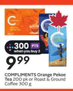 Sobeys COMPLIMENTS Orange Pekoe Tea offer