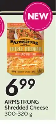Sobeys ARMSTRONG Shredded Cheese offer
