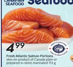 Sobeys Fresh Atlantic Salmon Portions offer
