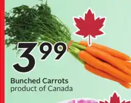 Sobeys Bunched Carrots offer