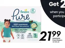 Sobeys PAMPERS Pure Diapers offer
