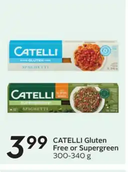 Sobeys CATELLI Gluten Free or Supergreen offer