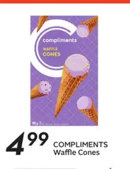 Sobeys COMPLIMENTS Waffle Cones offer