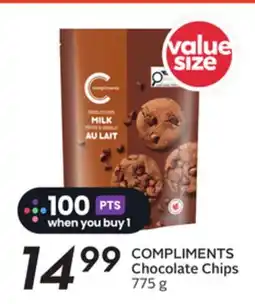 Sobeys COMPLIMENTS Chocolate Chips offer