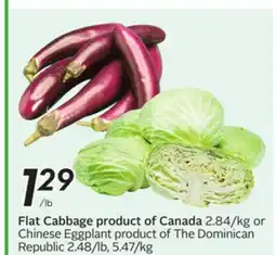 Sobeys Flat Cabbage offer