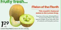 Sobeys Lemon Drop Melon offer