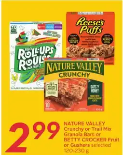Sobeys NATURE VALLEY Crunchy or Trail Mix Granola Bars offer