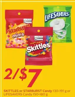 Sobeys SKITTLES or STARBURST Candy offer