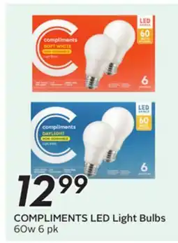 Sobeys COMPLIMENTS LED Light Bulbs offer