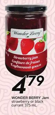 Sobeys WONDER BERRY Jam strawberry or black currant offer