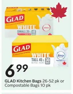 Sobeys GLAD Kitchen Bags offer