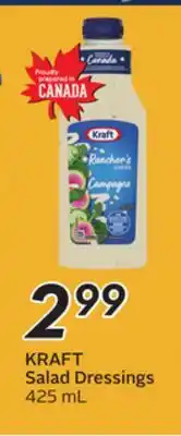 Sobeys KRAFT Salad Dressings offer
