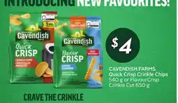 Sobeys CAVENDISH FARMS Quick Crisp Crinkle Chips offer
