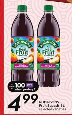 Sobeys ROBINSONS Fruit Squash offer
