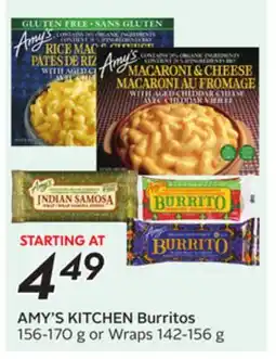 Sobeys AMY'S KITCHEN Burritos offer