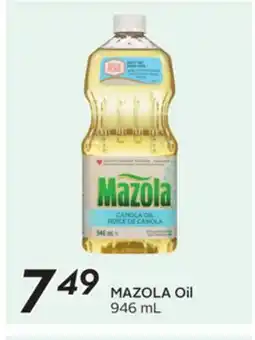 Sobeys MAZOLA Oil offer