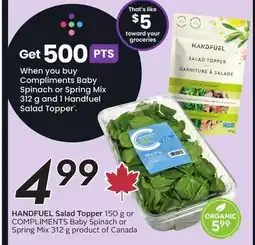 Sobeys HANDFUEL Salad Topper offer