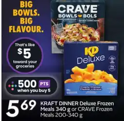 Sobeys KRAFT DINNER Deluxe Frozen Meals offer